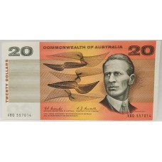 AUSTRALIA 1967 . TWENTY 20 DOLLARS BANKNOTE . COOMBS / RANDALL . FIRST PREFIX